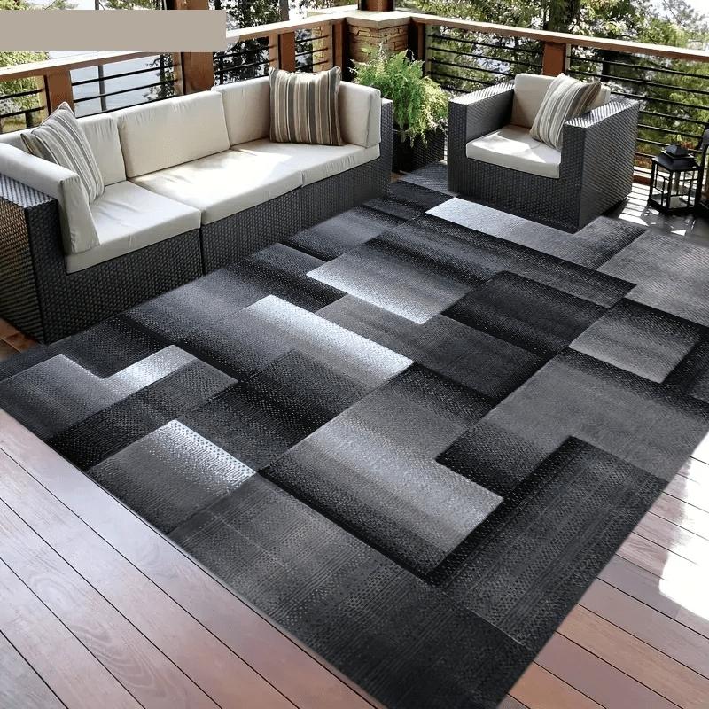 

Large Geometric Carpet Light Luxury Home Decor Sofa Coffee Table Mat Kitchen Camping Floor Mat Soft Durable 40x60cm