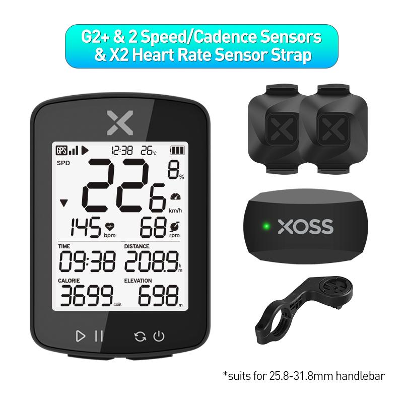 XOSS G2 Plus Bike Computer ANT+ Cadence Speed Wireless GPS Cycling Speedometer GPS Bike MTB Waterproof Smart Bicycle Odometer
