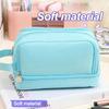 Large Capacity Pencil Pen Pouch Lightweight Multi-pocket Pencil Pouch with Portable Handle