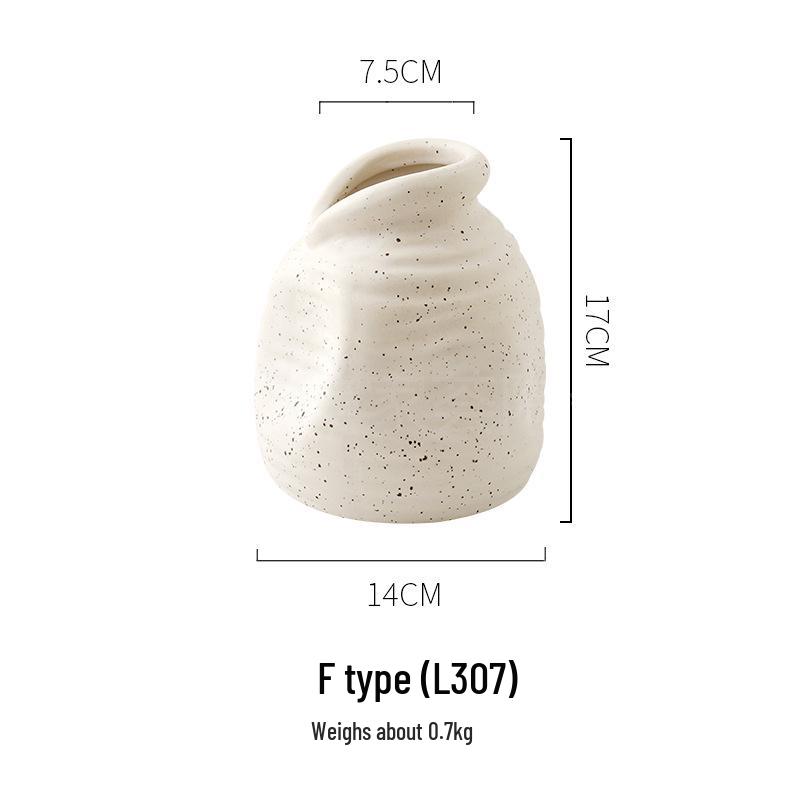 Coarse Pottery Earthenware Vase Set for Home & Hotel Decor