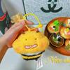 Hey Keychain Bee Hey Plush Toy Cute Cartoon Girl Backpack Decoration Pendant