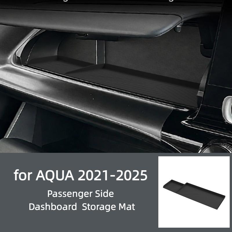 For Toyota Aqua 2021-2025 Dashboard Silicone Organizer Anti-Slip Storage Box