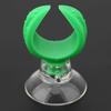 Aquarium Fish Tank Suction Cup Clips Airline Tube Holders Clamps(Green Inner Dia 17.6mm)