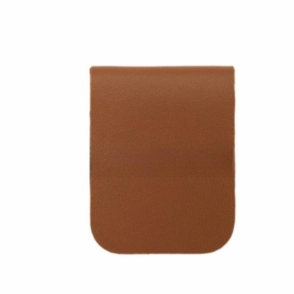 New Leather Magnetic Bookmark Diy Rectangle Shape Book Reading Tracker Elegant Magnetic Money Clip Book Reading