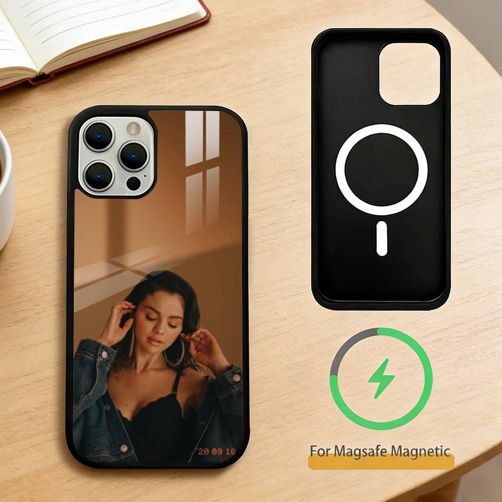 Singer S-Selena G-Gomez  Phone Case For iPhone 17,16,15,14,13,Pro,Max,Plus,Magnetic For Magsafe Wireless Charging