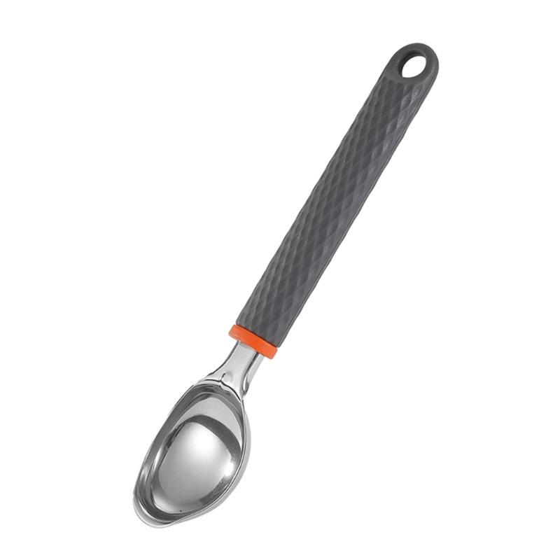 Steel Ice Cream Scooper Balling Function Press Triggers Ergonomic Handle For Fruit And Dessert Making In Any Kitchen