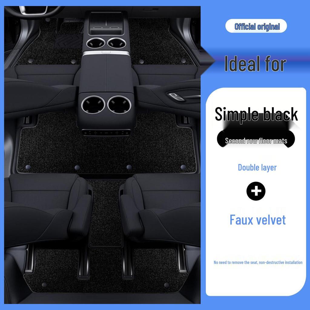 Ideal i8 Full Coverage Odorless Floor Mats – Eco-Friendly Leather Car Interior Protection