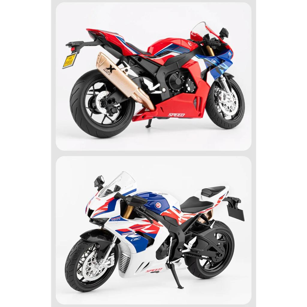 Diecast 1/9 Honda CBR1000RR-R Simulation Alloy Motorcycle Model Heavy Locomotive Children's Toys Gift Ornaments Collection