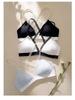 Französischer Triangel-Cup Damen-BH-Set - Schlankmachender Effekt, Tiefer Ausschnitt, Sexy, Schöner Rücken, Herbst Dünner Stil