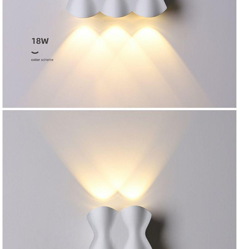 Nordic Minimalist Wall Lamp - Creative Indoor/Outdoor Waterproof Fixture for Bedroom, Living Room, Staircase, Corridor, and Courtyard.