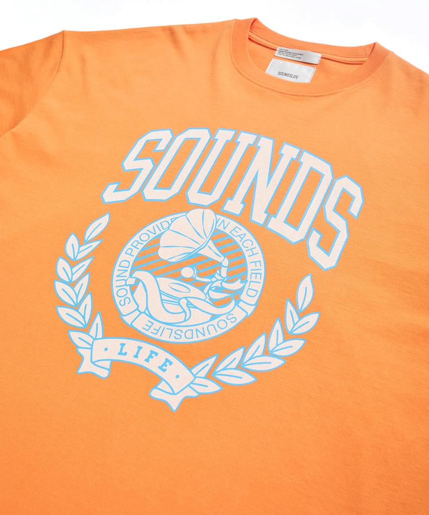 SOUNDSLIFE Sounds Graphic T-Shirt Orange