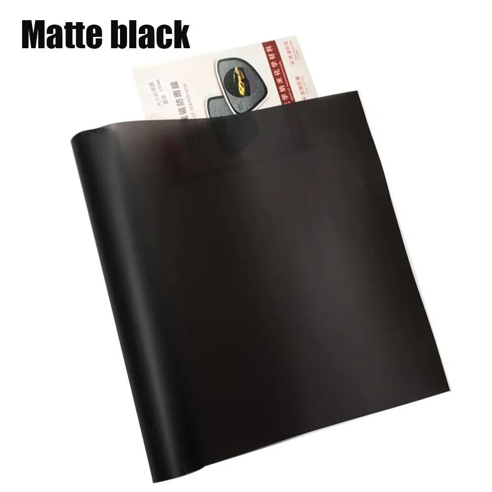 

50*200cm Car Light Headlight Taillight Tint Vinyl Film Headlight Foil Sticker PVC Premium Quality Auto Lamp Film Car Accessories 50cmx200cm матовый черный