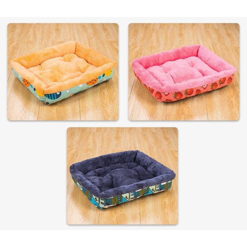 Soft Pet Bed Flannel Thickened Pet Fleece Dog House Soft Fleece Nest Dogs Baskets Mat Puppy Kennel For Cat Breathable Pets Bed