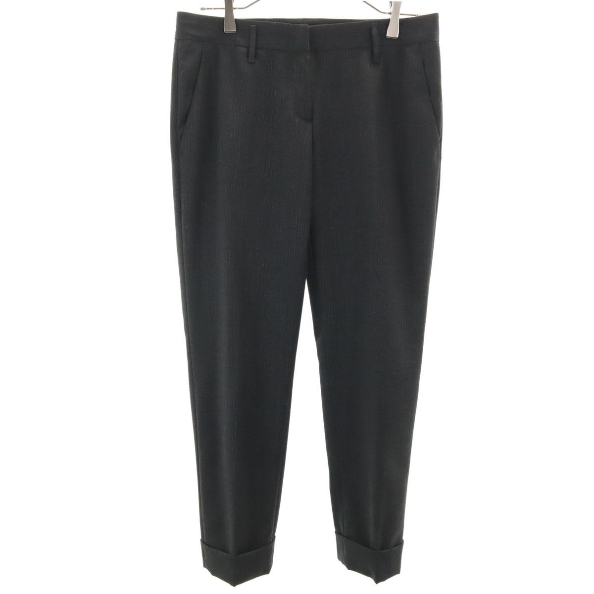 

PRADA сделано в Италии Брюки слаксы в клетку 38 Темно-серый Женские Б/У