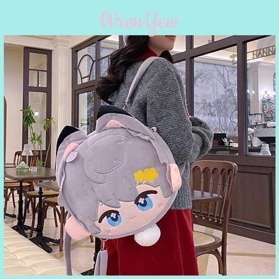 Love And Deepspace Cartoon Plush Backpack For Students And Daily Use