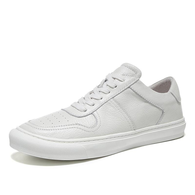Fashion High Quality Mens Skateboard Shoes Comfortable Sneakers Lightweight Outdoor Male Walking Shoes Genuine Leather Casual Footwear