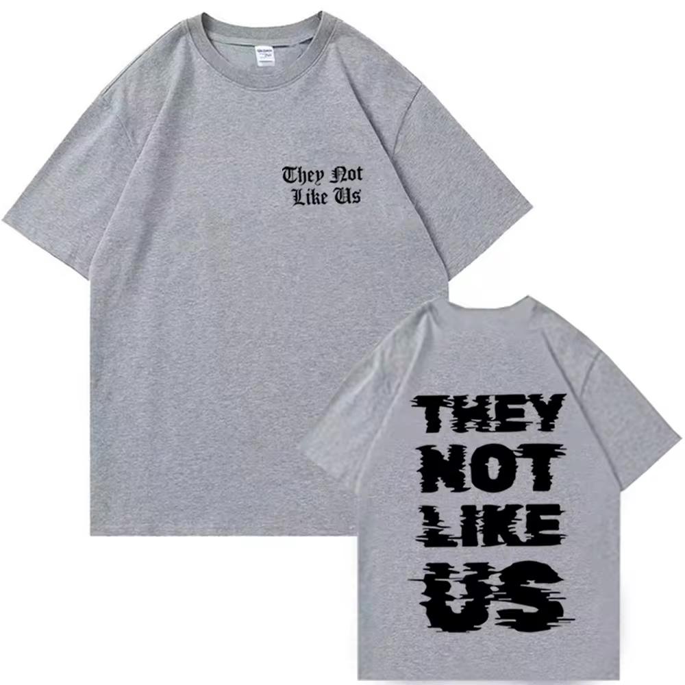 Streetwear Kendrick Lamar They Not Like Us T-Shirt New Song Album Tees RAP HIP HOP Oversize Fans Gift Unisex Fashion Casual Tops