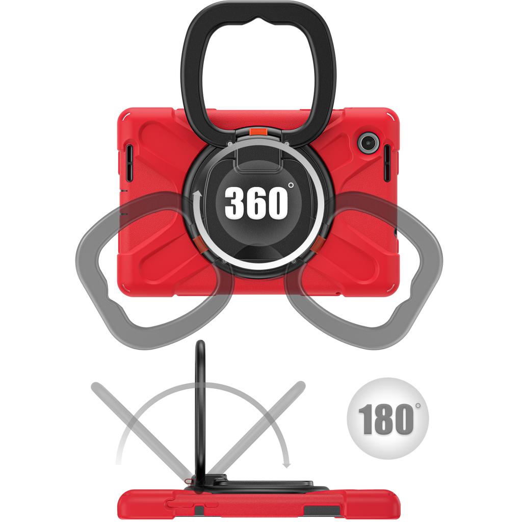 360 Rotatable Kids Case Universal For Lenovo Tab M8 4th Gen 2024 2023 TB300FU 300XU TB301FU 301XU Heavy Duty Stand Cover Funda