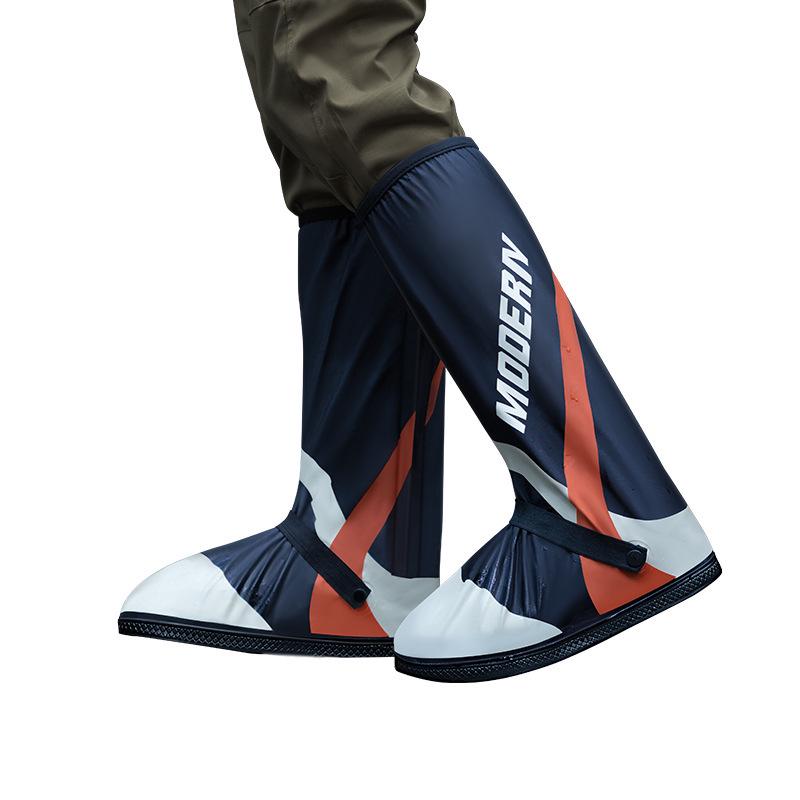 Wasserdichte PVC-Überschuhe (High-Top) für Outdoor-Wanderungen, Radfahren & Angeln - Rutschfest, Abriebfest