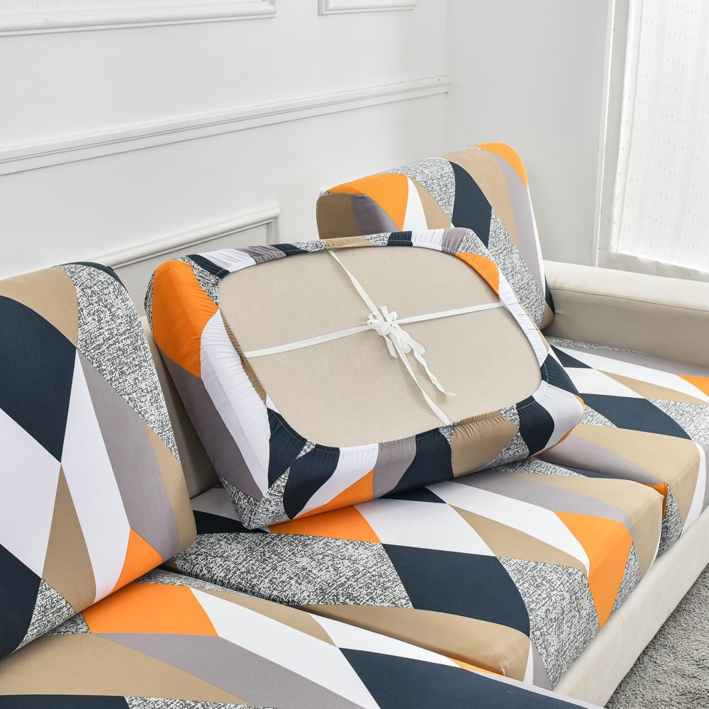 New Stretch Plaid Sofa Seat Cushion Cover Elastic Sofa Covers For Living Room Funda Sofa Slipcover Chair Couch Covers Home Decor