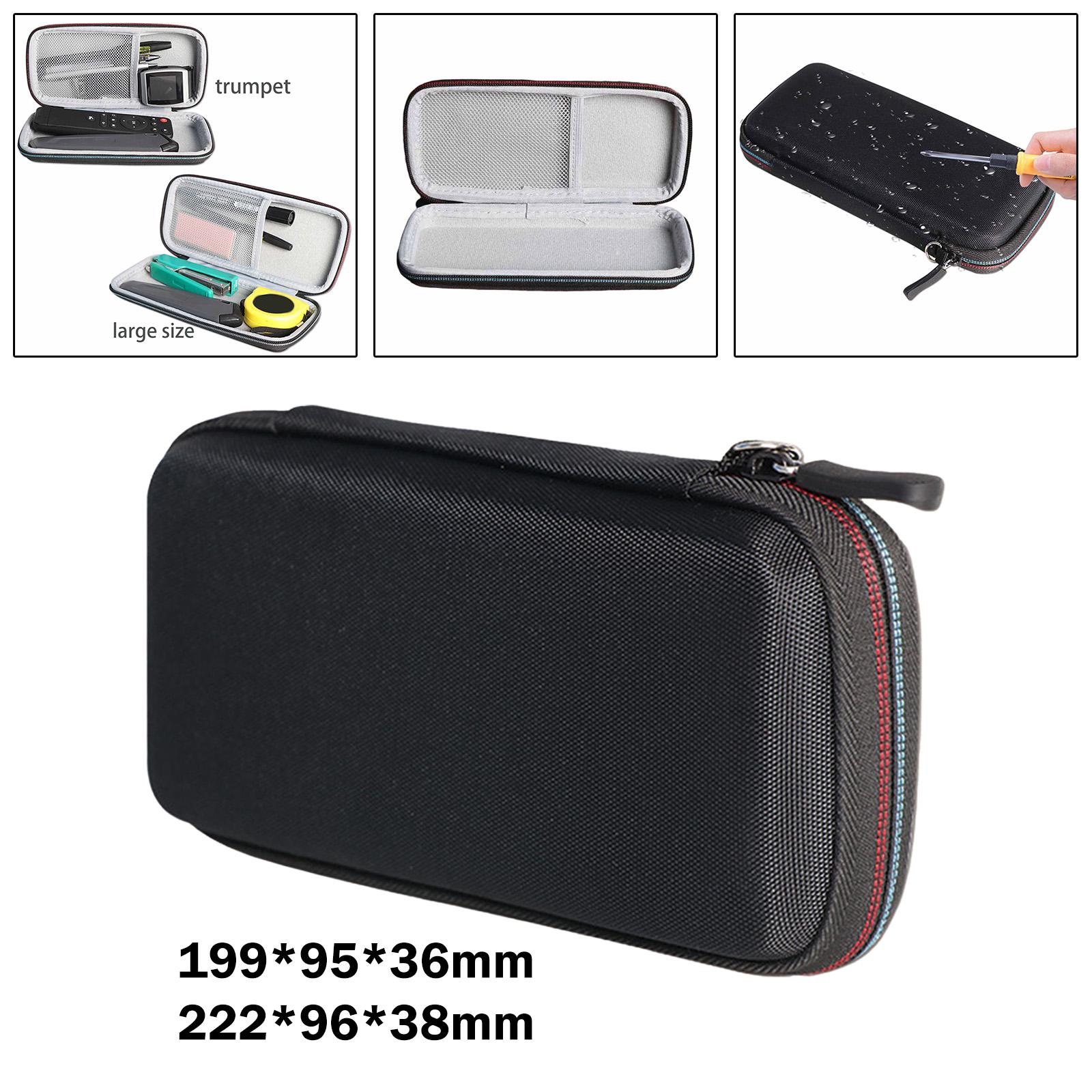 

Hard Storage Case with Zipper Protection EVA Storage Bag Small Tool Box Pouch 199x95x36mm
