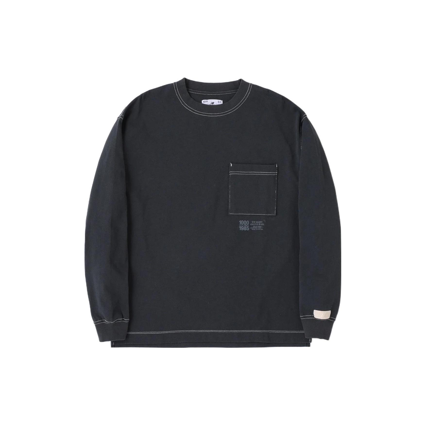 New Balance 1000 Long Sleeve T-Shirt Regular Fit Asia Sizing Phantom Men s AMT25023-PHM S