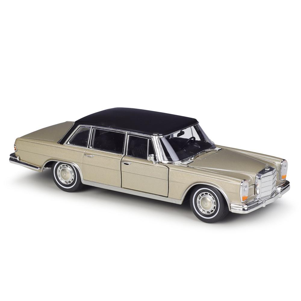 

WELLY 1/24 Mercedes-Benz 600 Alloy Car Diecasts & Toy Vehicles Car Model Miniature Scale Model Car Toy for Children золотой