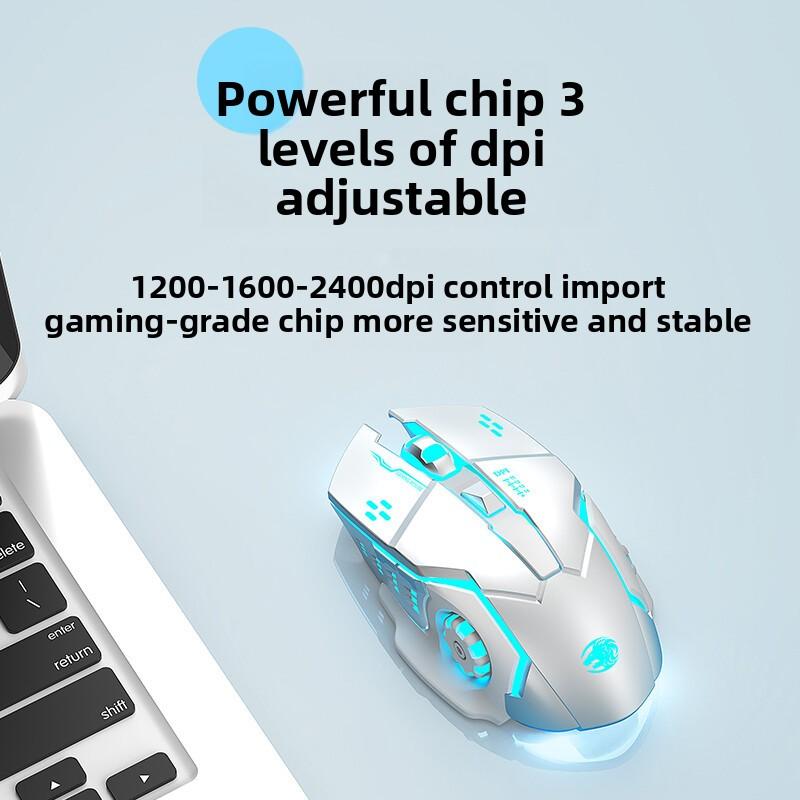 G305 Bluetooth Wireless Mouse Mechanical Dual Mode RGB Gaming Mouse USB Office Computer Game