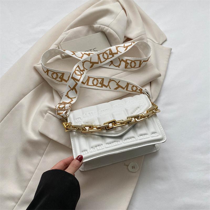 Trendy Minimalist Crossbody Bag For Women Stylish Small Square Pu Leather Bag In Black White Green Blue Yellow Orange Pink Khaki