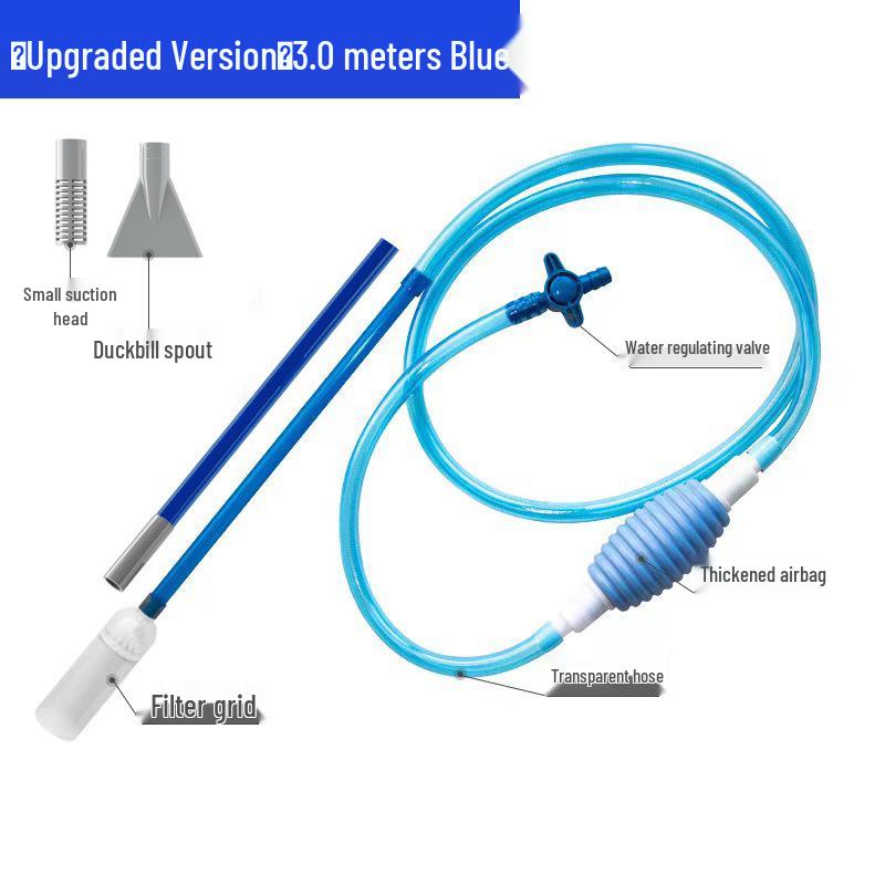 Automatic Fish Tank Water Changer & Cleaner with Siphon Tube for Small Tanks