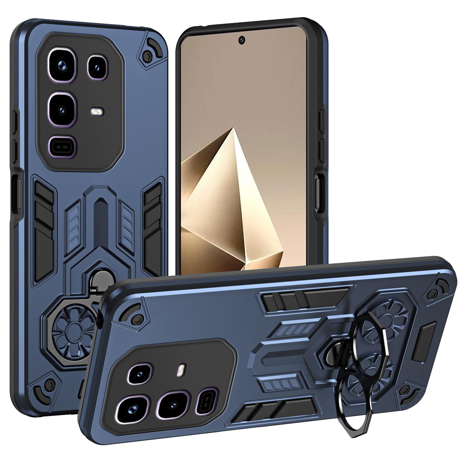 

For Infinix Note 50 Pro 4G Case Ring Holder Kickstand PC+TPU Shockproof Phone Cover