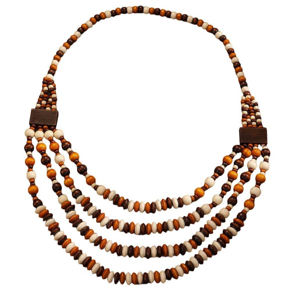 Handmade Bohemia Necklace Set Ethnic Style Geometric Beaded Necklace Party Wear