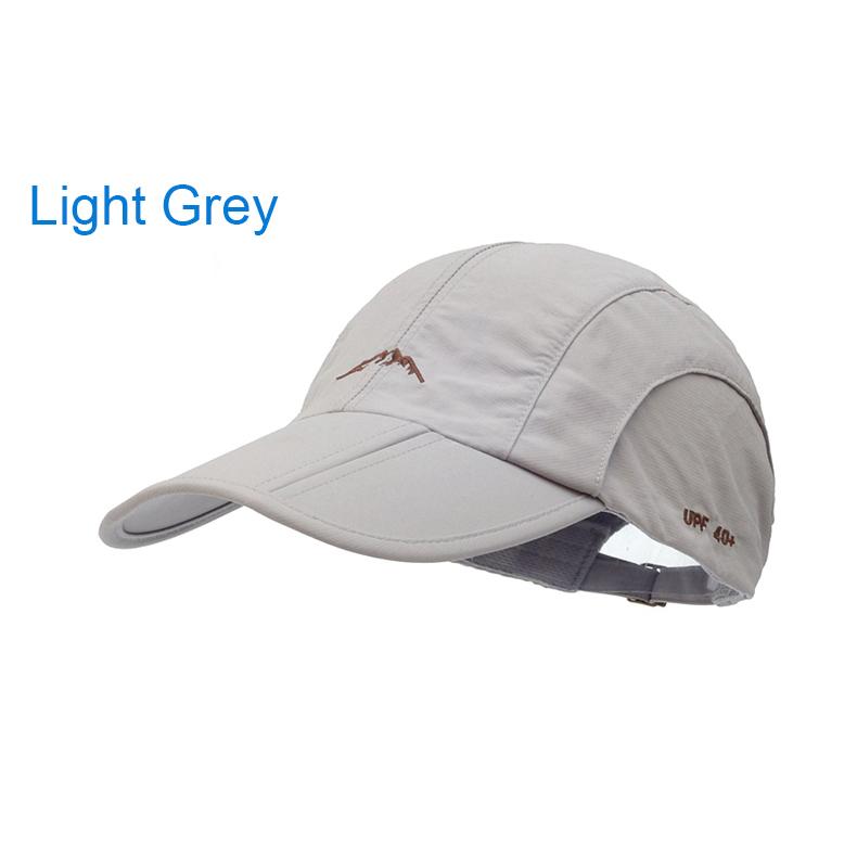 Waterproof Outdoor Sport Baseball Cap Unisex Spring Summer Quick Drying Hat Breathable Cap Foldable Cycling Hat Sun Protection