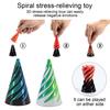 3D Printed Spiral Cone Toy Vortex Thread Illusion Impossible Spiral Cone Passthrough Sculpture Stress Relief Kids Adults Mini Spiral Cone Fidget Toy