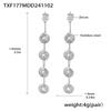 Qiong Yao Stainless Steel Jewelry Set: Mosquito Coil Holder, Tassel Earrings, Necklace, Anklet - New Ins Style for Women