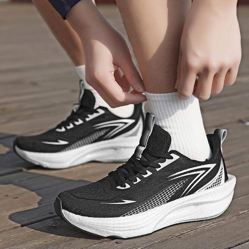 Męskie Specjalistyczne Buty do Biegania na Maratony z Płytką Węglową Oddychające Lekkie Damskie Wygodne Sportowe Antypoślizgowe Amortyzacja Stabilność Sneakersy