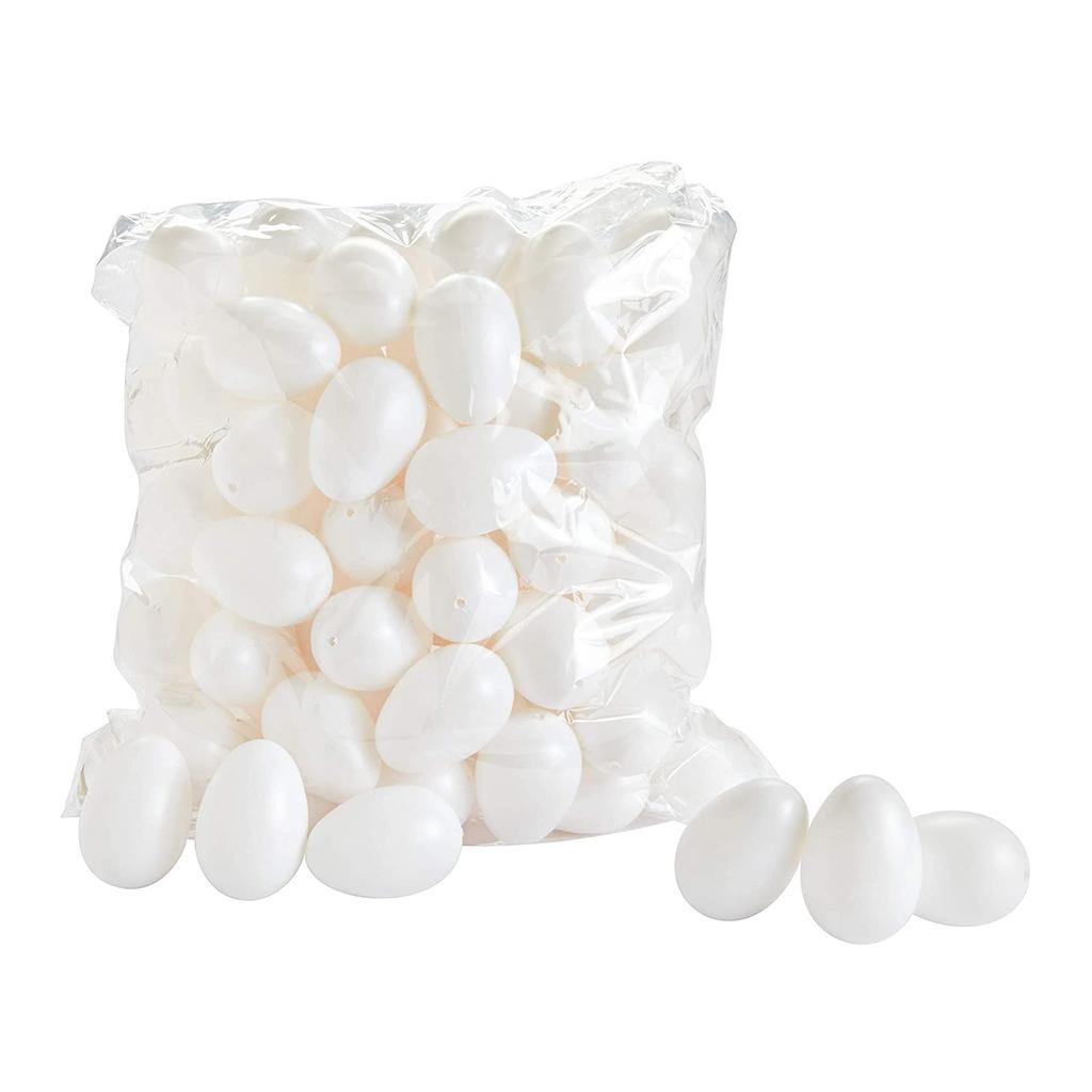 50 Decorative Eggs 6 Cm Plastic Eggs Decorating Home Decoration