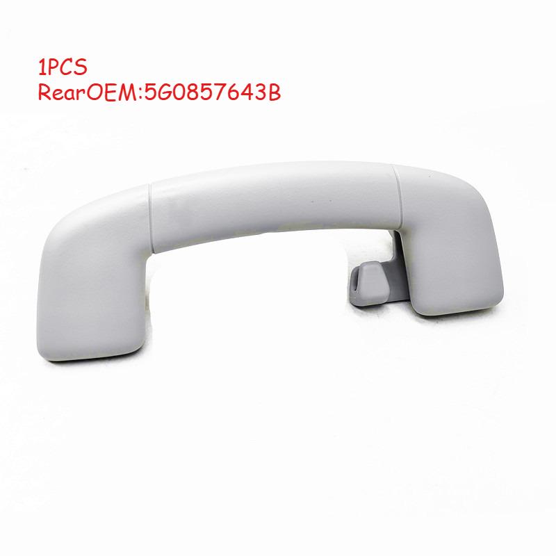 

1/4PCS Interior Grey Roof Grab Pull Folding Handle for VW Golf 7 7.5 Sportsvan Tiguan 2 MK2 AD Touran 5T R 5G0857607B 5G0857643B 1PCS Rear