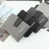 Men Casual Canvas  Wallet With Window Slim Compact Extra Capacity Short Business Wallet Perfect Gift