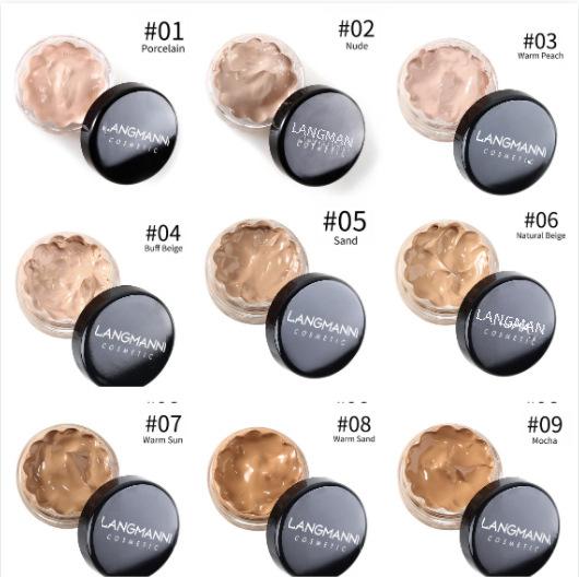 Full Coverage Liquid Concealer, Waterproof and Long-lasting, Brightening Makeup Foundation