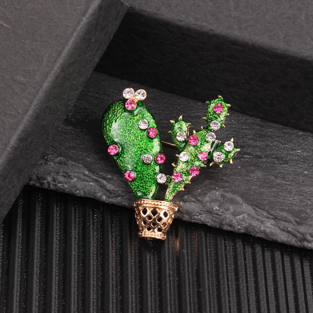 SKEDS Creative Design Badges New Plant Brooch Cactus Corsage Popular Simple Temperament Versatile Sweater Accessories