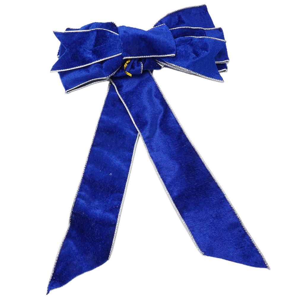 Colorful Retro English Ribbon Bowknot Pendant for Christmas Decorations