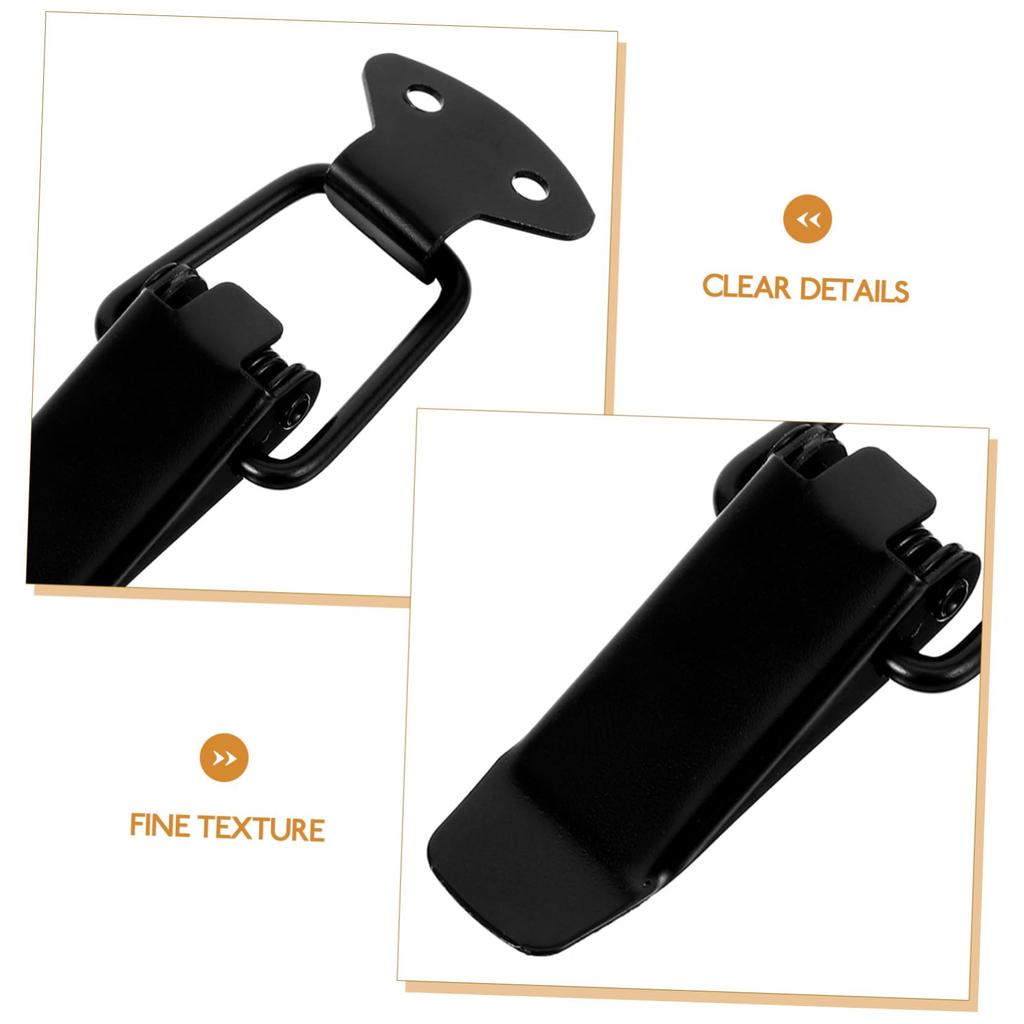 Luxshiny 2pcs Bumper Buckle Car Bumper Quick Release Clip Lock Clip Fastener for Trunk Fender Iron Hook Clip Large Enclosure