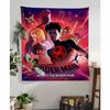 Spider Man Across the Spider Verse Printed Large Wall Tapestry Indian Buddha Wall Decoration Witchcraft Bohemian Hippie Wall Art