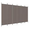 VidaXL Cloison de Séparation 6 Panneaux Séparateur de Pièce Pliable Diviseur Écran d'Intimité Paravent Décoration Salon 350208