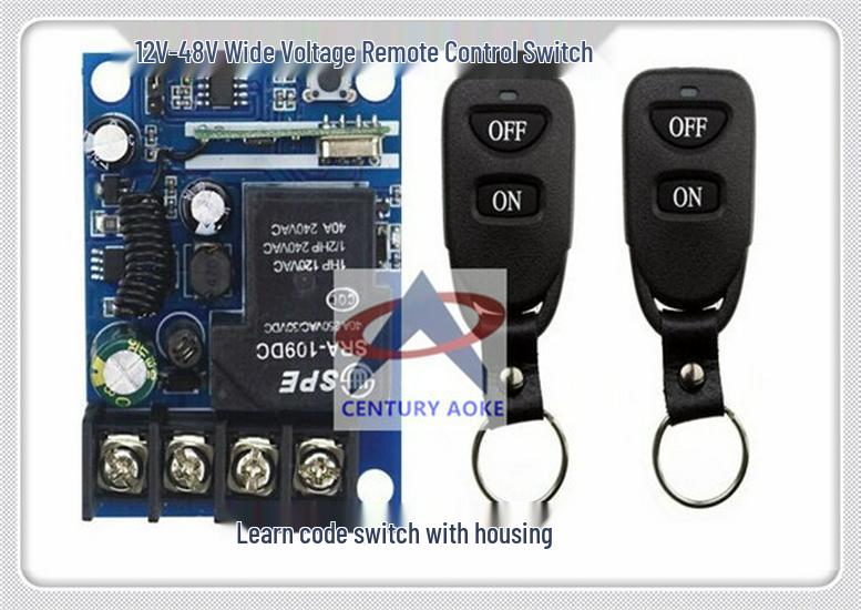 12V-24V High Power 30A Remote Switch for Car Headlight & Horn with Interlocking Mode Single Channel Remote Control Switch
