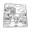 Relax Spooky Cute Coloring Book DIY Filling Color Book Cute Drawing Doodle Book  Kids Gift