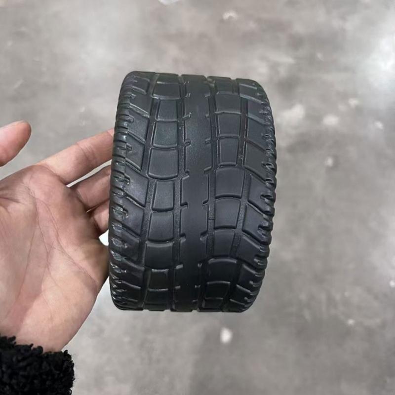 7Inch Industrial Rubber Wheel Build In Precise Bearing Air Compressor Lawn Mower Replacement Part For Lawn Equipment Power Tool Accessories