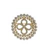 Elegant Rhinestone Bow Brooch: Versatile Alloy Pin for Chic Style and Modesty
