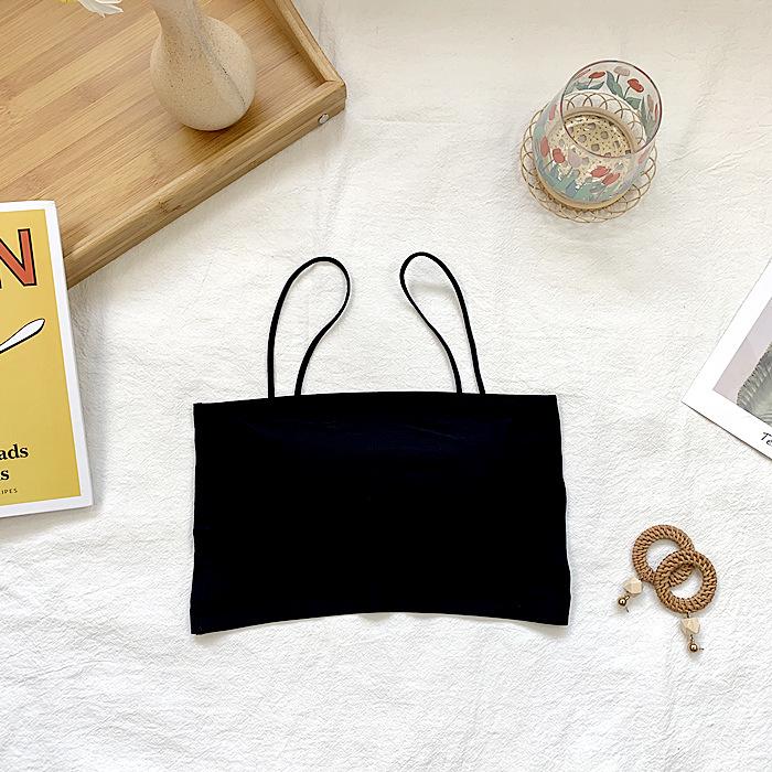 

Майка Ice Silk Anti-Exposure с нагрудными вкладышами для женщин – идеальная летняя верхняя и нижняя одежда One Size